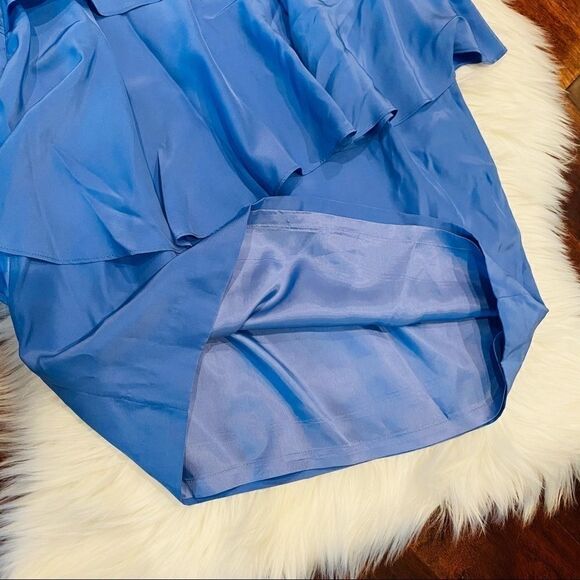 Annie Griffin Lilac Charlotte Ruffle Tiered Dress Size 4 - Picture 5 of 7